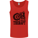 My Therapy Motorcycle Motorbike Biker Mens Vest Tank Top Red