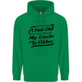 My Uncle is Older 30th 40th 50th Birthday Childrens Kids Hoodie Irish Green