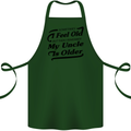 My Uncle is Older 30th 40th 50th Birthday Cotton Apron 100% Organic Forest Green