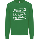 My Uncle is Older 30th 40th 50th Birthday Kids Sweatshirt Jumper Irish Green