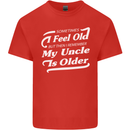 My Uncle is Older 30th 40th 50th Birthday Kids T-Shirt Childrens Red