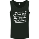 My Uncle is Older 30th 40th 50th Birthday Mens Vest Tank Top Black
