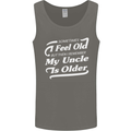My Uncle is Older 30th 40th 50th Birthday Mens Vest Tank Top Charcoal
