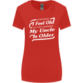 My Uncle is Older 30th 40th 50th Birthday Womens Wider Cut T-Shirt Red