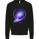My Universe Planets Astronomy Space Galaxy Mens Sweatshirt Jumper Black
