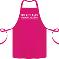 My Wife Says Funny Sarcastic Husband Couple Cotton Apron 100% Organic Pink