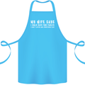 My Wife Says Funny Sarcastic Husband Couple Cotton Apron 100% Organic Turquoise
