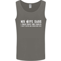 My Wife Says Funny Sarcastic Husband Couple Mens Vest Tank Top Charcoal