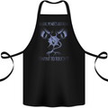 My Wife's Last Nerve Funny Husband Cotton Apron 100% Organic Black