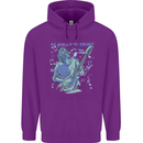 My World Is Six Strings Guitar Rock Music Childrens Kids Hoodie Purple