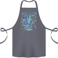 My World Is Six Strings Guitar Rock Music Cotton Apron 100% Organic Steel