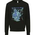 My World Is Six Strings Guitar Rock Music Kids Sweatshirt Jumper Black