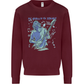 My World Is Six Strings Guitar Rock Music Kids Sweatshirt Jumper Maroon