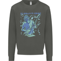 My World Is Six Strings Guitar Rock Music Kids Sweatshirt Jumper Storm Grey