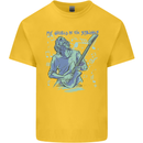 My World Is Six Strings Guitar Rock Music Kids T-Shirt Childrens Yellow