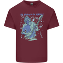 My World Is Six Strings Guitar Rock Music Mens Cotton T-Shirt Tee Top Maroon