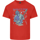 My World Is Six Strings Guitar Rock Music Mens Cotton T-Shirt Tee Top Red