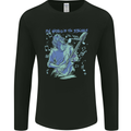 My World Is Six Strings Guitar Rock Music Mens Long Sleeve T-Shirt Black