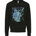 My World Is Six Strings Guitar Rock Music Mens Sweatshirt Jumper Black