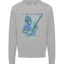 My World Is Six Strings Guitar Rock Music Mens Sweatshirt Jumper Sports Grey
