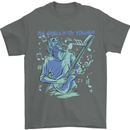 My World Is Six Strings Guitar Rock Music Mens T-Shirt 100% Cotton Charcoal