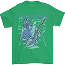 My World Is Six Strings Guitar Rock Music Mens T-Shirt 100% Cotton Irish Green