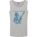 My World Is Six Strings Guitar Rock Music Mens Vest Tank Top Sports Grey