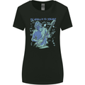 My World Is Six Strings Guitar Rock Music Womens Wider Cut T-Shirt Black