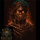 Mystical Mummy Egyptian Demon Fantasy Mens Light Cotton T-Shirt