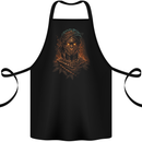 Mystical Mummy Egyptian Demon Fantasy Cotton Apron 100% Organic Black