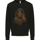 Mystical Mummy Egyptian Demon Fantasy Kids Sweatshirt Jumper Black