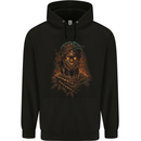 Mystical Mummy Egyptian Demon Fantasy Mens 80% Cotton Hoodie Black