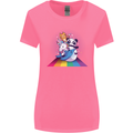 Mystical Panda Bear Unicorn Cat and Shark Womens Wider Cut T-Shirt Azalea