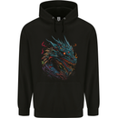 Mythical Dragon Fantasy Childrens Kids Hoodie Black