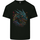 Mythical Dragon Fantasy Kids T-Shirt Childrens Black