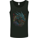 Mythical Dragon Fantasy Mens Vest Tank Top Black
