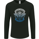 N.Ireland Speed Junkies Biker Motorcycle Mens Long Sleeve T-Shirt Black