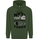 NFT Newts Frogs Toads Childrens Kids Hoodie Forest Green