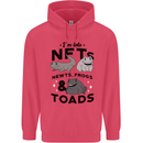 NFT Newts Frogs Toads Childrens Kids Hoodie Heliconia