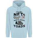 NFT Newts Frogs Toads Childrens Kids Hoodie Light Blue