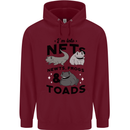 NFT Newts Frogs Toads Childrens Kids Hoodie Maroon