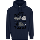 NFT Newts Frogs Toads Childrens Kids Hoodie Navy Blue