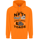 NFT Newts Frogs Toads Childrens Kids Hoodie Orange