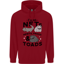 NFT Newts Frogs Toads Childrens Kids Hoodie Red