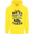 NFT Newts Frogs Toads Childrens Kids Hoodie Yellow