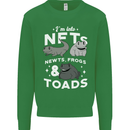 NFT Newts Frogs Toads Kids Sweatshirt Jumper Irish Green