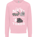 NFT Newts Frogs Toads Kids Sweatshirt Jumper Light Pink