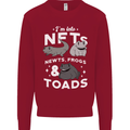 NFT Newts Frogs Toads Kids Sweatshirt Jumper Red