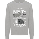 NFT Newts Frogs Toads Kids Sweatshirt Jumper Sports Grey