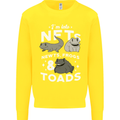 NFT Newts Frogs Toads Kids Sweatshirt Jumper Yellow
